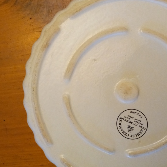 Ashley CeramicsEnglandVintage Flan/Quiche/Pie Dish Oven/Micro/Freezer Proof NWOT - Picture 11 of 14